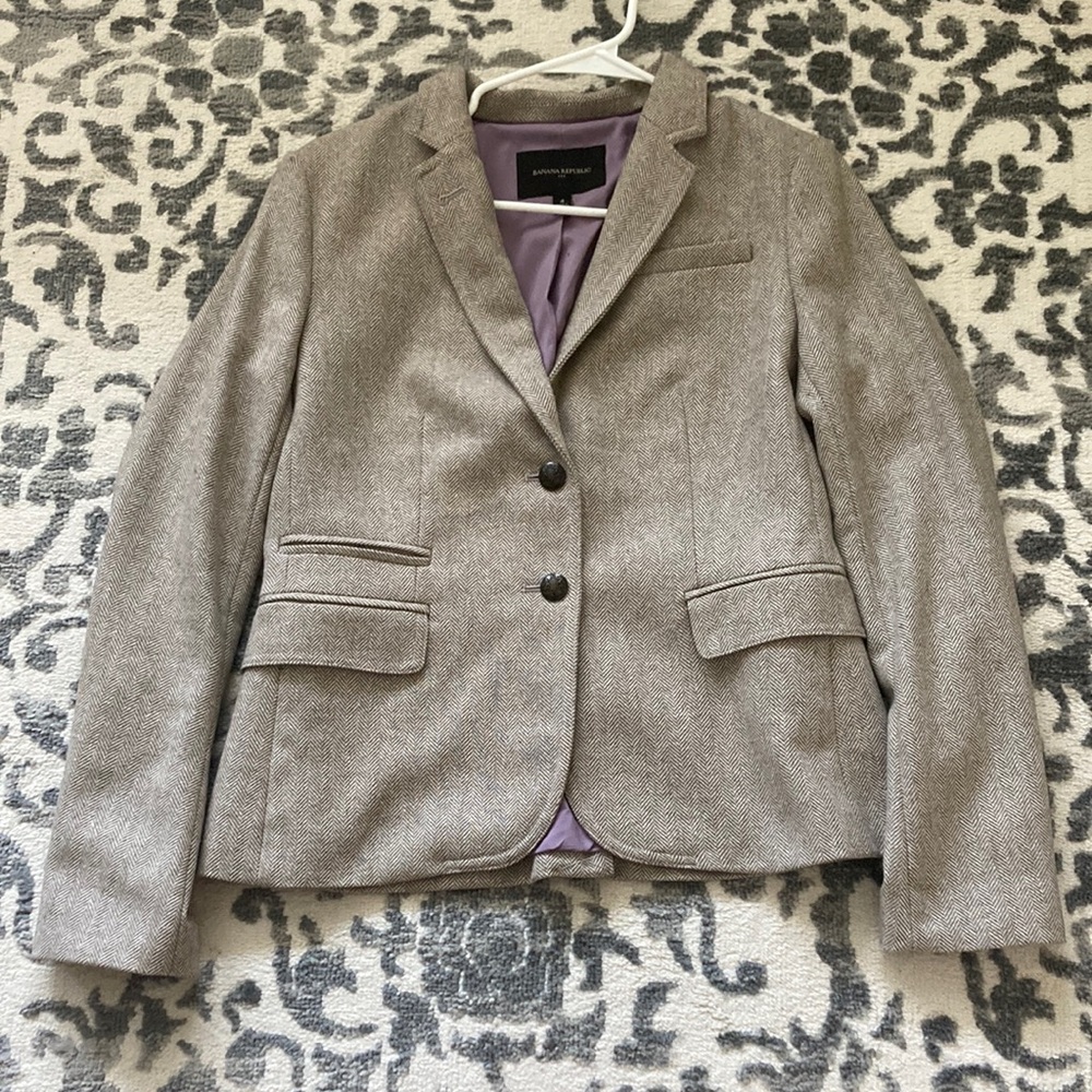 Women's Beige Blazer Jacket